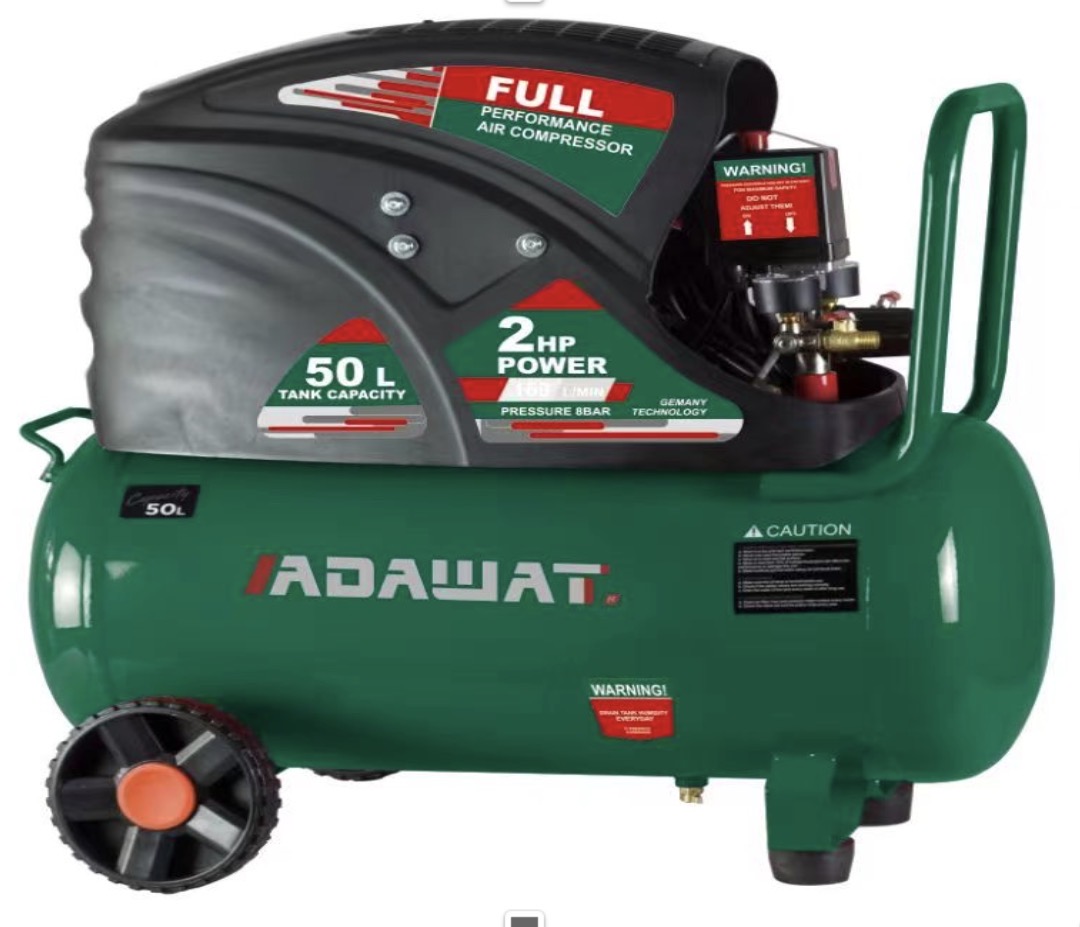 كمبريسور بدون زيت 220 فولت 50 لتر ماركه أدوات